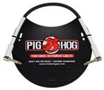 Pig Hog 8mm Guitar/Instrument Cable with Angled Ends Front View